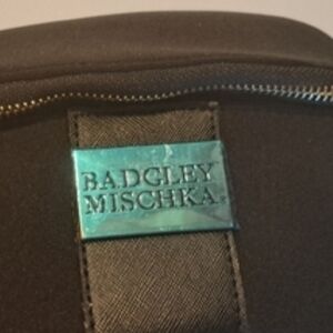 Badgley Mischka Black Waist Bag with Tiffany Blue Logo- SO PRETTY!
